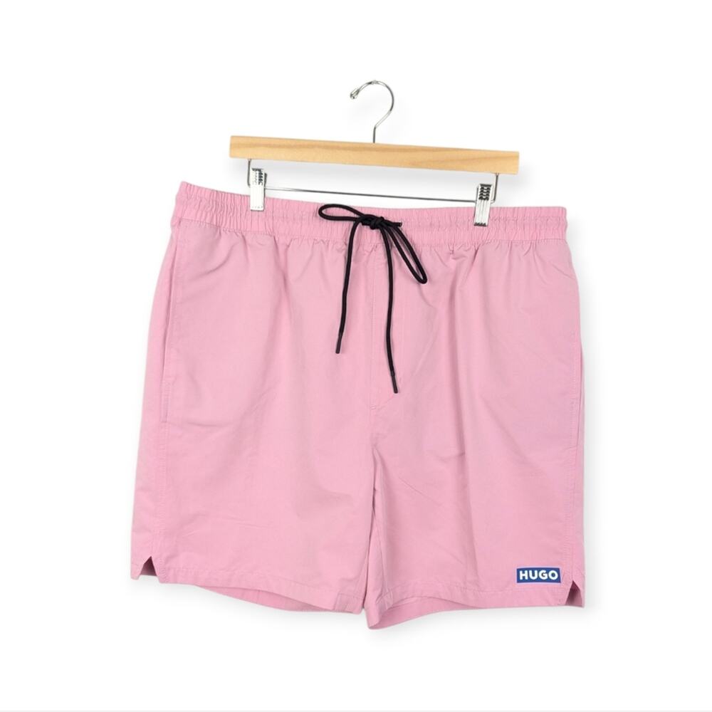 Hugo Boss Light Pink HUGO Drawstring Shorts Size XXL